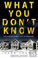 What You Don'T Know