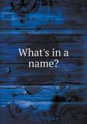 What'S In A Name?