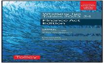 Whillans'S Tax Tables 2023-24 (Finance Act Edition)