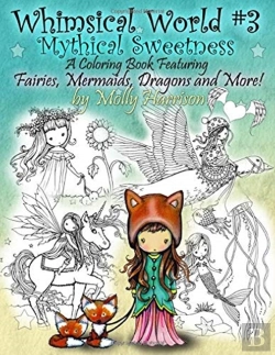Bertrand.pt - Whimsical World #3 Coloring Book - Mythical Sweetness