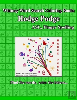 Bertrand.pt - Whimsy Word Search Coloring Books, Hodge Podge, Asl