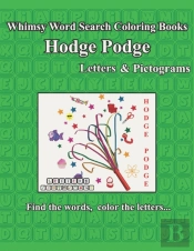 Whimsy Word Search Coloring Books, Hodge Podge, Letters And Pictograms