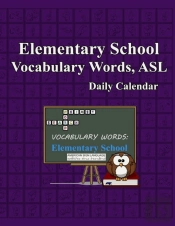 Whimsy Word Search, Elementary School Vocabulary Words - Daily Calendar - In Asl
