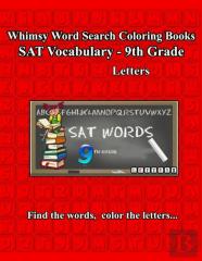 Whimsy Word Search, Sat Vocabulary - 9th Grade