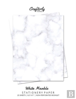 Bertrand.pt - White Marble Stationery Paper