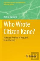 Who Wrote Citizen Kane?