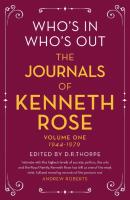 Who'S In, Who'S Out: The Journals Of Kenneth Rose