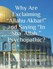 Why Are Exclaiming ''Allahu Akbar!'' And Saying ''In Sha' Allah.'' Psychopathic?