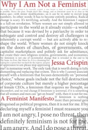 Why I Am Not A Feminist