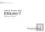 Why Trust The Bible? Study Guide