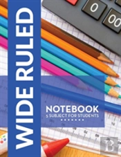 Wide Ruled Notebook - 5 Subject For Students