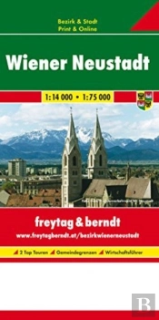 Wiener Neustadt City Map 1:14 000 - 1:75 000