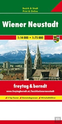 Bertrand.pt - Wiener Neustadt City Map 1:14 000 - 1:75 000