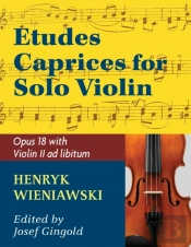 Wieniawski Henryk Etudes Caprices, Op. 18 Violin Solo With Optional 2nd Violin Part - Josef Gingold