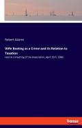 Wife Beating As A Crime And Its Relation To Taxation