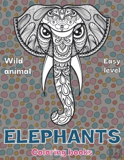 Bertrand.pt - Wild Animal Coloring Books - Easy Level - Elephants