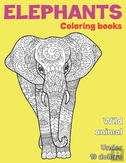 Bertrand.pt - Wild Animal Coloring Books - Under 10 Dollars - Elephants