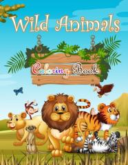 Wild Animals Coloring Book