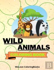 Wild Animals Coloring Book