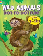 Wild Animals Dot-To-Dot Fun