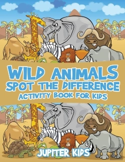 Bertrand.pt - Wild Animals Spot The Difference Activity Book For Kids