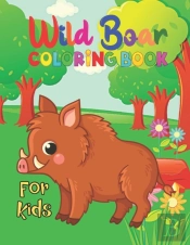 Wild Boar Coloring Book For Kids