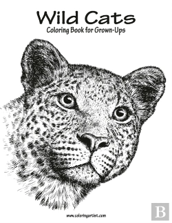 Bertrand.pt - Wild Cats Coloring Book For Grown-Ups 1