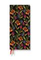 Wild Flowers (Playful Creations) Mini 18-Month Horizontal Hardback Dayplanner 2025 (Elastic Band Closure)