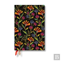 Bertrand.pt - Wild Flowers (Playful Creations) Mini 18-Month Horizontal Hardback Dayplanner 2025 (Elastic Band Closure)