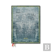 Wilde, The Importance Of Being Earnest (Embellished Manuscripts Collection) Ultra 12-Month Day-At-A-Time Softcover Flexi Dayplanner 2025 (Elastic Band Closure)