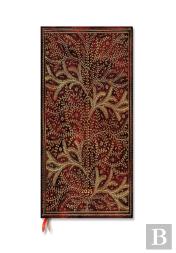 Wildwood (Tree Of Life) Grande 12-Month Vertical Hardback Dayplanner 2025 (Elastic Band Closure)