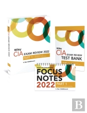 Wiley Cia 2022 Part 1: Exam Review + Test Bank + Focus Notes, Essentials Of Internal Auditing Set
