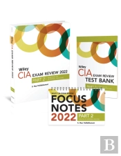 Wiley Cia 2022 Part 2: Exam Review + Test Bank + Focus Notes, Practice Of Internal Auditing Set
