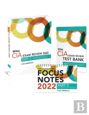 Wiley Cia 2022 Part 3: Exam Review + Test Bank + Focus Notes, Business Knowledge For Internal Auditing Set