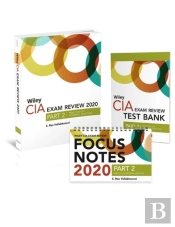 Wiley Cia Exam Review 2020 + Test Bank + Focus Notes: Part 2, Practice Of Internal Auditing Set