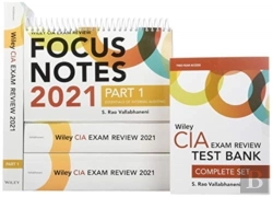 Bertrand.pt - Wiley Cia Exam Review 2021: Focus Notes + Test Bank Complete Set (2-Year Access)