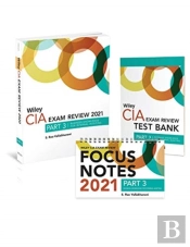 Wiley Cia Exam Review 2021 + Test Bank + Focus Notes: Part 3, Business Knowledge For Internal Auditing Set