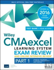 Wiley Cmaexcel Learning System Exam Review 2016 And Online Intensive Review : Part 1, Financial Planning, Performance And Control Set
