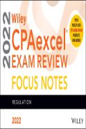 Wiley Cpaexcel Exam Review 2022 Focus Notes