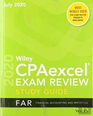 Wiley Cpaexcel Exam Review July 2020 Study Guide