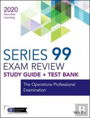 Wiley Series 99 Securities Licensing Exam Review 2020 + Test Bank
