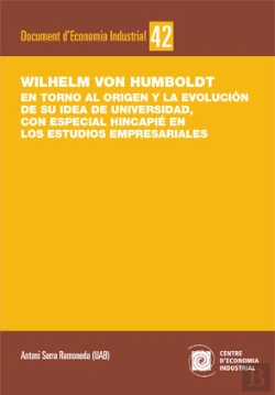Bertrand.pt - Wilhelm Von Humboldt. En Torno Al Origen Y La Evolución De Su Idea De Universidad, Con Especial Hinc