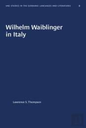Wilhelm Waiblinger In Italy