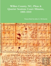 Wilkes County, Nc, P&Q Minutes, 1805-1810