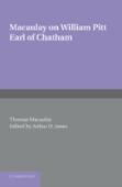 William Pitt Earl Of Chatham