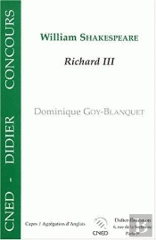 William Shakespeare, 'Richard Iii'