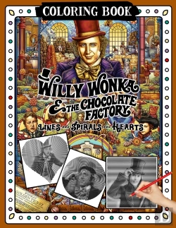 Bertrand.pt - Willy Wonka And The Chocolate Factory Lines Spirals Hearts Coloring Book