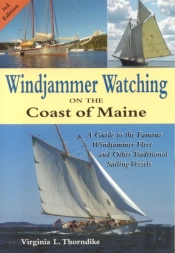 Windjammer Watching On The Coast Of Maine