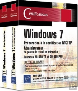 Bertrand.pt - Windows 7 - Coffret De 2 Livres - Preparation A La Certification Mcitp Administrateur De Postes De T