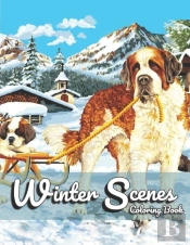 Winter Scenes Coloring Book